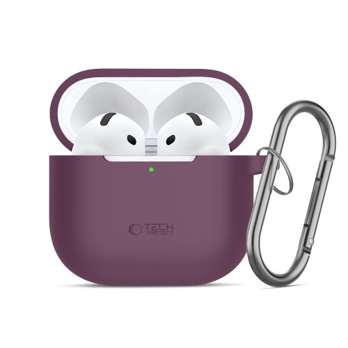 Tech-protect Silicone Hook Apple Airpods 4 / 5 Burgundy, Ansicht 3