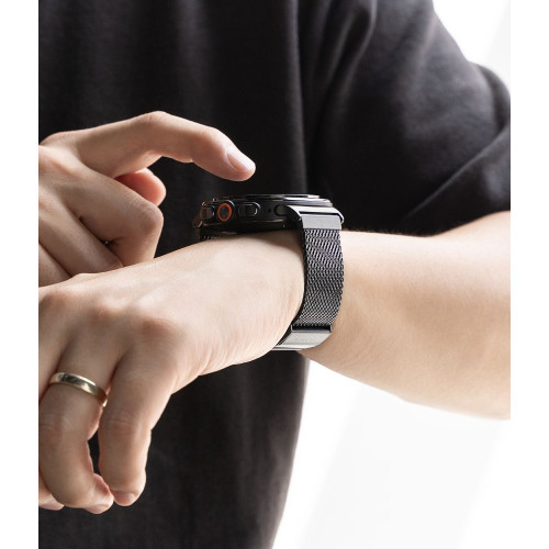 Ringke Metal One Mesh Samsung Galaxy Watch Ultra 1 / 2 2024-2026 (47 Mm) Black, view 4