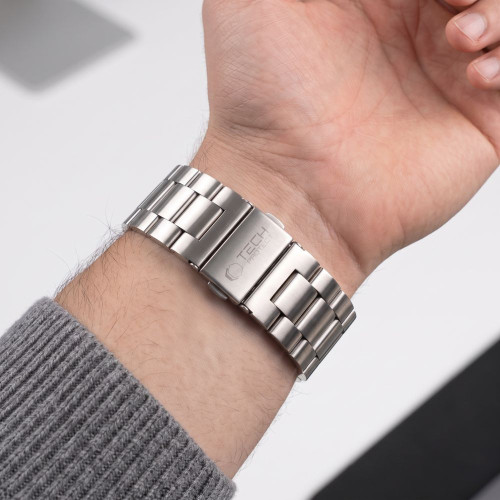 Tech-protect Stainless Apple Watch 8 / 9 / 10 / 11 / 12 / Se / Ultra (44 / 45 / 46 / 49 Mm) Silver, nézet 6