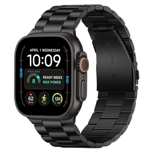 Tech-protect Stainless Apple Watch 8 / 9 / 10 / 11 / 12 / Se / Ultra (44 / 45 / 46 / 49 Mm) Black