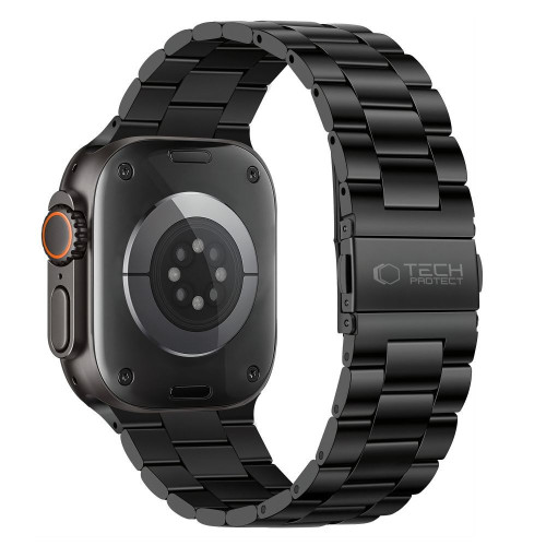 Tech-protect Stainless Apple Watch 8 / 9 / 10 / 11 / 12 / Se / Ultra (44 / 45 / 46 / 49 Mm) Black, Ansicht 2
