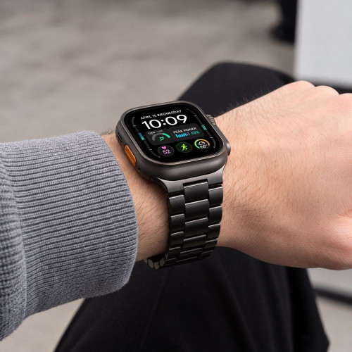 Tech-protect Stainless Apple Watch 8 / 9 / 10 / 11 / 12 / Se / Ultra (44 / 45 / 46 / 49 Mm) Black, Ansicht 7