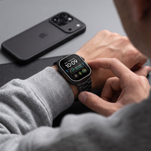 Tech-protect Stainless Apple Watch 8 / 9 / 10 / 11 / 12 / Se / Ultra (44 / 45 / 46 / 49 Mm) Black, Ansicht 8
