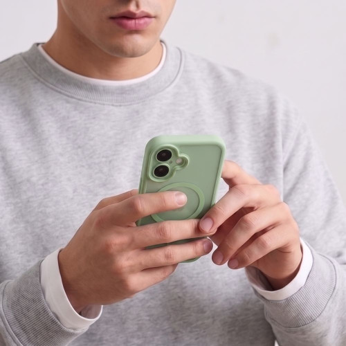 Tech-protect Magpeak Magsafe Cc Iphone 17 Matte Sage, Ansicht 5