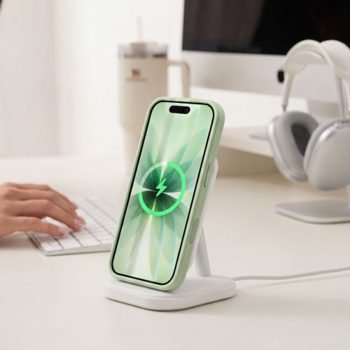 Tech-protect Magpeak Magsafe Cc Iphone 17 Matte Sage, Ansicht 8