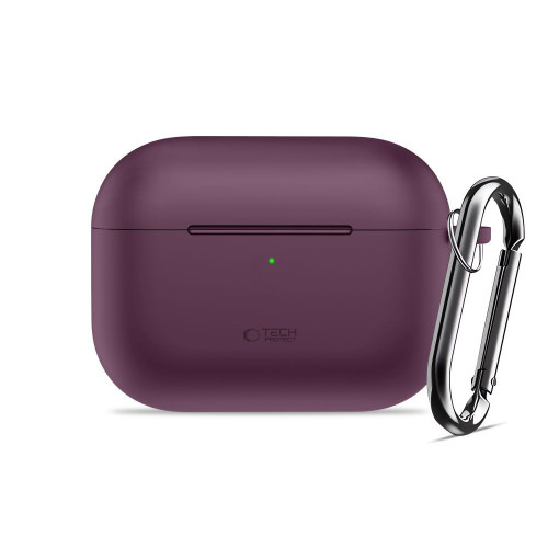 Tech-protect Silicone Hook Apple Airpods Pro 3 Burgundy, nézet 2