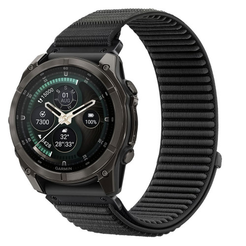 Tech-protect Nylonloop Garmin Fenix 5x / 5x Plus / 6x / 6x Pro / 7x / 8 / 8 Pro / 9 / 9 Pro (51 Mm) Black