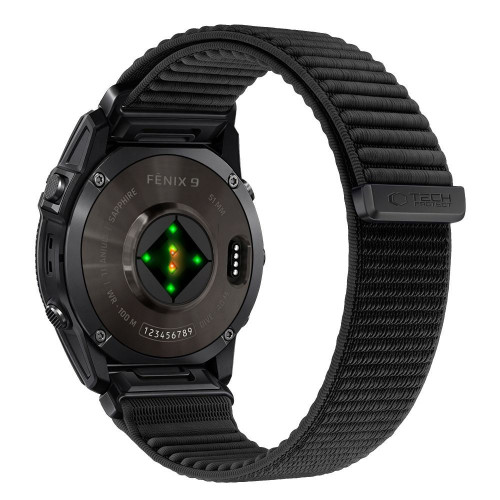Tech-protect Nylonloop Garmin Fenix 5x / 5x Plus / 6x / 6x Pro / 7x / 8 / 8 Pro / 9 / 9 Pro (51 Mm) Black, Ansicht 2