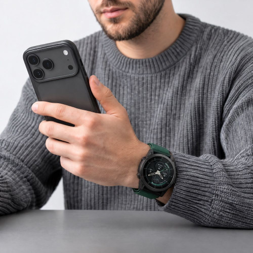 Tech-protect Nylonloop Garmin Fenix 5x / 5x Plus / 6x / 6x Pro / 7x / 8 / 8 Pro / 9 / 9 Pro (51 Mm) Military Green, Ansicht 4
