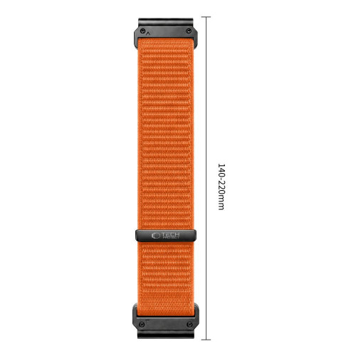 Tech-protect Nylonloop Garmin Fenix 5x / 5x Plus / 6x / 6x Pro / 7x / 8 / 8 Pro / 9 / 9 Pro (51 Mm) Signal Orange, Ansicht 3