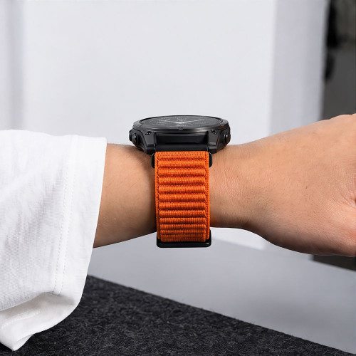 Tech-protect Nylonloop Garmin Fenix 5x / 5x Plus / 6x / 6x Pro / 7x / 8 / 8 Pro / 9 / 9 Pro (51 Mm) Signal Orange, Ansicht 7