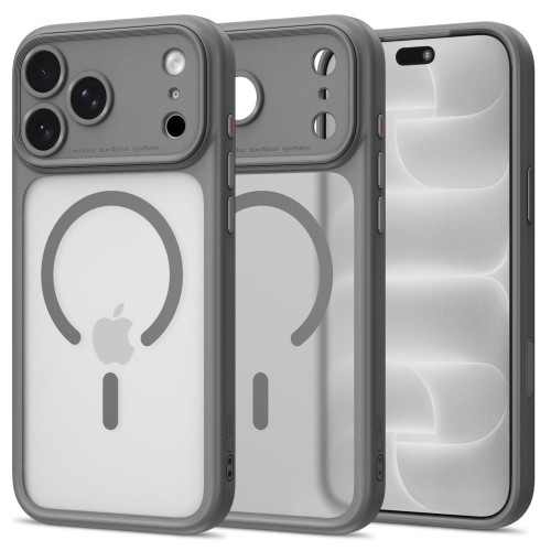 Tech-protect Magpeak Magsafe Cc Iphone 17 Pro Max / 18 Pro Max Matte Titanium