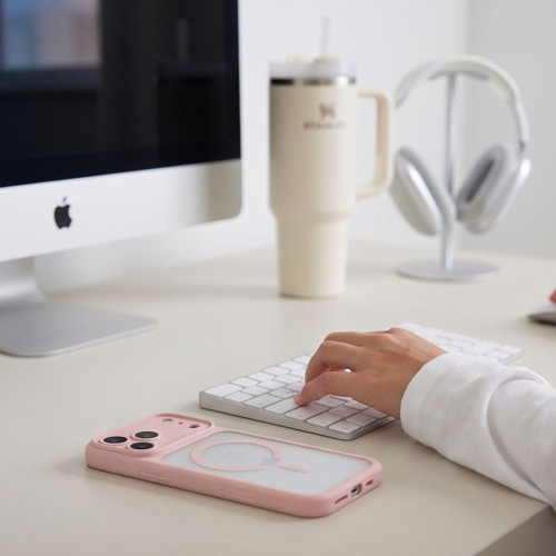 Tech-protect Magpeak Magsafe Cc Iphone 17 Pro Max / 18 Pro Max Matte Pink, view 6