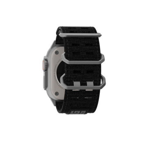 UAG Metropolis - uniwersalny nylonowy pasek do Apple Watch 44mm-49mm (Apple Watch 4-11, SE 1-3, Ultra 1-3) (black), view 2