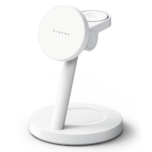 Ringke 3in1 Magnetic Magsafe Wireless Charger 25w Qi2.2 White