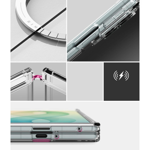 Ringke Fusion Magnetic Magsafe Galaxy Z Fold 8 Clear, nézet 6