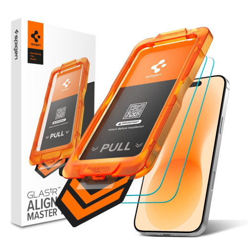 SzkŁo Antyrefleksyjne Spigen Alm S Glas.tr Slim Anti Reflection 2-pack Iphone 17 Pro Max / 18 Pro Max Clear