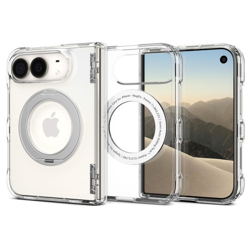 Spigen Ultra Hybrid Pro "s" Mag Magsafe Iphone Duo Crystal Clear/white, widok 3