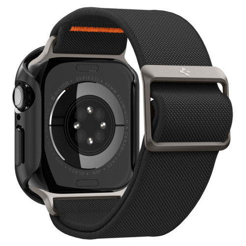Spigen Fit Lite Ultra + Thin Fit Apple Watch 10 / 11 / 12 (46 Mm) Black, nézet 4