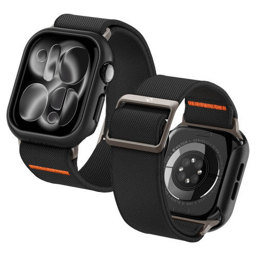Spigen Fit Lite Ultra + Thin Fit Apple Watch 10 / 11 / 12 (46 Mm) Black, nézet 5