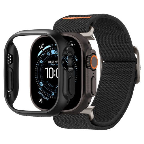 Spigen Lite Fit Ultra & Thin Fit Apple Watch Ultra 1 / 2 / 3 / 4 (49 Mm) Matte Black