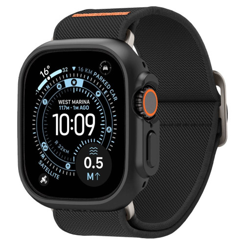 Spigen Lite Fit Ultra & Thin Fit Apple Watch Ultra 1 / 2 / 3 / 4 (49 Mm) Matte Black, nézet 3