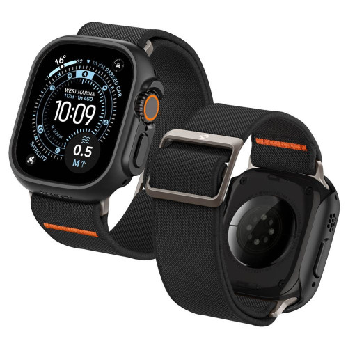 Spigen Lite Fit Ultra & Thin Fit Apple Watch Ultra 1 / 2 / 3 / 4 (49 Mm) Matte Black, nézet 5