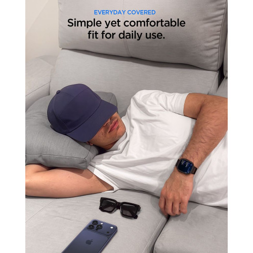 Spigen Lite Fit Ultra & Thin Fit Apple Watch Ultra 1 / 2 / 3 / 4 (49 Mm) Matte Black, nézet 8
