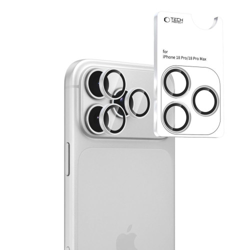 OsŁona Aparatu Tech-protect Camring Fit+ Iphone 18 Pro / Max Silver, widok 2