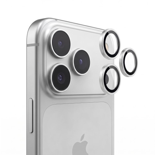 OsŁona Aparatu Tech-protect Camring Fit+ Iphone 18 Pro / Max Silver, widok 3
