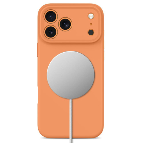 Tech-protect Silicone Magsafe Iphone 17 Pro Max / 18 Pro Max Cosmic Orange, widok 4