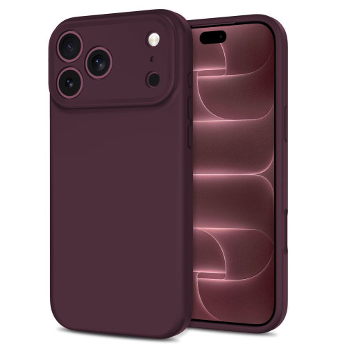 Tech-protect Silicone Magsafe Iphone 17 Pro / 18 Pro Burgundy, nézet 2