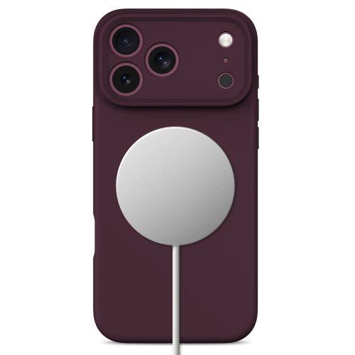 Tech-protect Silicone Magsafe Iphone 17 Pro / 18 Pro Burgundy, nézet 4