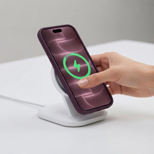 Tech-protect Silicone Magsafe Iphone 17 Pro / 18 Pro Burgundy, nézet 5