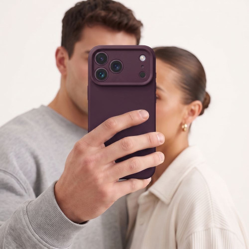 Tech-protect Silicone Magsafe Iphone 17 Pro Max / 18 Pro Max Burgundy, widok 7