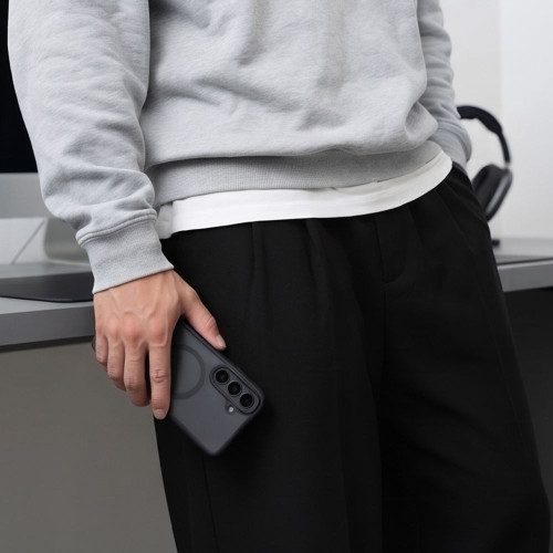 Tech-protect Basicmag Magsafe Galaxy S26 Fe Matte Black, nézet 7