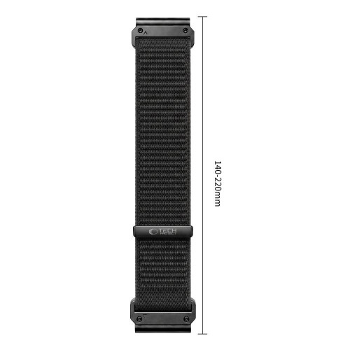 Tech-protect Nylonloop Garmin Fenix 5 / 6 / 6 Pro / 7 / 8 / 8 Pro / 9 / 9 Pro (47 Mm) Black, Ansicht 3