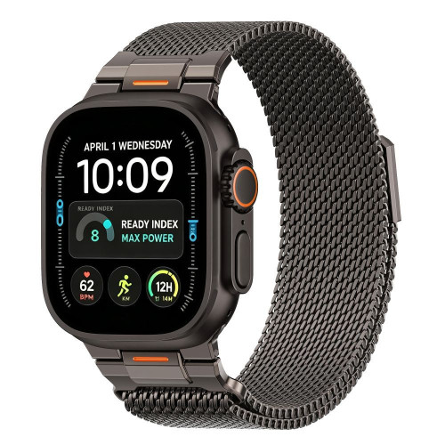 Tech-protect Milano Vanguard Apple Watch 8 / 9 / 10 / 11 / 12 / Se / Ultra (44 / 45 / 46 / 49 Mm) Gunmetal