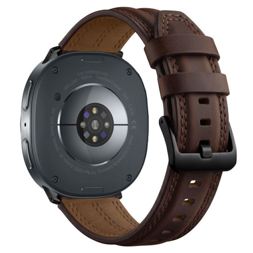 Tech-protect Leatherfit Craft Samsung Galaxy Watch 8 / 9 / Classic (40 / 44 / 46 Mm) Brown