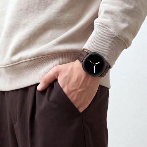 Tech-protect Leatherfit Craft Samsung Galaxy Watch 8 / 9 / Classic (40 / 44 / 46 Mm) Brown, pohled 7