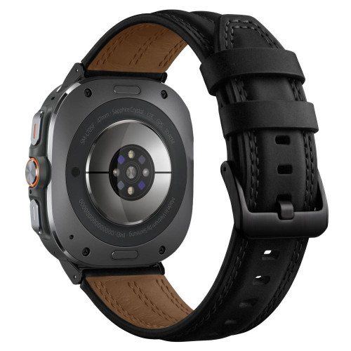 Tech-protect Leatherfit Craft Samsung Galaxy Watch Ultra 1 / 2 2024-2026 (47 Mm) Black