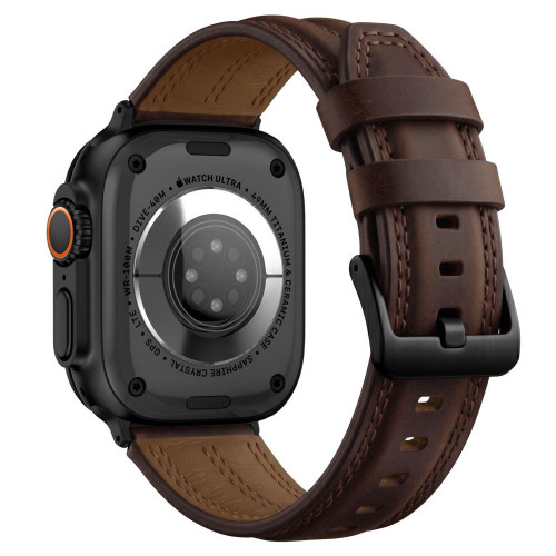 Tech-protect Leatherfit Craft Samsung Galaxy Watch Ultra 1 / 2 2024-2026 (47 Mm) Brown