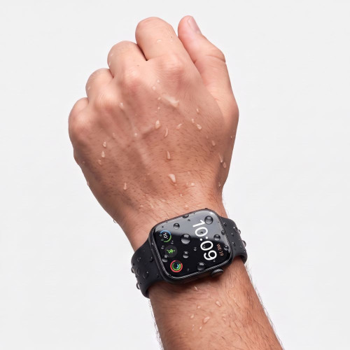 SzkŁo Hybrydowe Tech-protect Easy Set Flex+ 3-pack Apple Watch 12 (42 Mm) Black, pohled 7