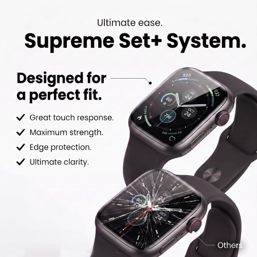 Folia HydroŻelowa Tech-protect Supreme Set+ 3-pack Apple Watch 12 (46 Mm) Clear, view 4