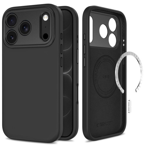 Tech-protect Uniq Magsafe Cc Iphone 17 Pro Max / 18 Pro Max Obsidian Black