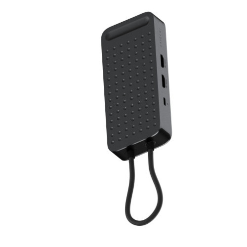 Satechi ExtendView USB4 Dual HDMI Multiport Adapter - adapter USB-C (2x USB-A 10 Gbps, 2x USB-C 10 Gbps, USB-C 140W PD, 2x HDMI 4K@60Hz) (space black), pohled 2