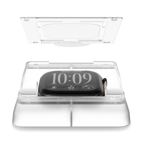 Folia HydroŻelowa Spigen Elite Shield ”ez Fit” 2-pack Apple Watch 12 (46 Mm) Clear, view 2