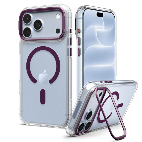 Spigen Ultra Hybrid Optik S Magsafe Iphone 17 Pro Max / 18 Pro Max Clear/burgundy, view 2