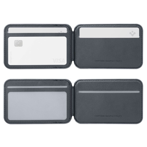 Spigen Nano Pop S V2 Magsafe Magnetic Card Holder Black Sesame, widok 4