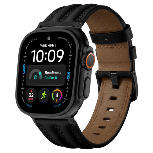 Tech-protect Leatherfit Craft Apple Watch 8 / 9 / 10 / 11 / 12 / Se / Ultra (44 / 45 / 46 / 49 Mm Black, view 2